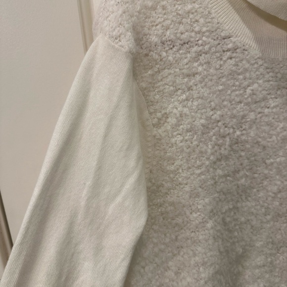 Juicy Couture Cream Textured Cowl Sweater NWT - Picture 4 of 7